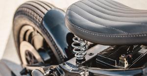 Motorbike seat upholstery